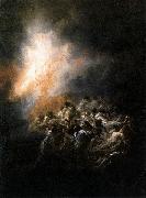 Fire at Night, Francisco de Goya